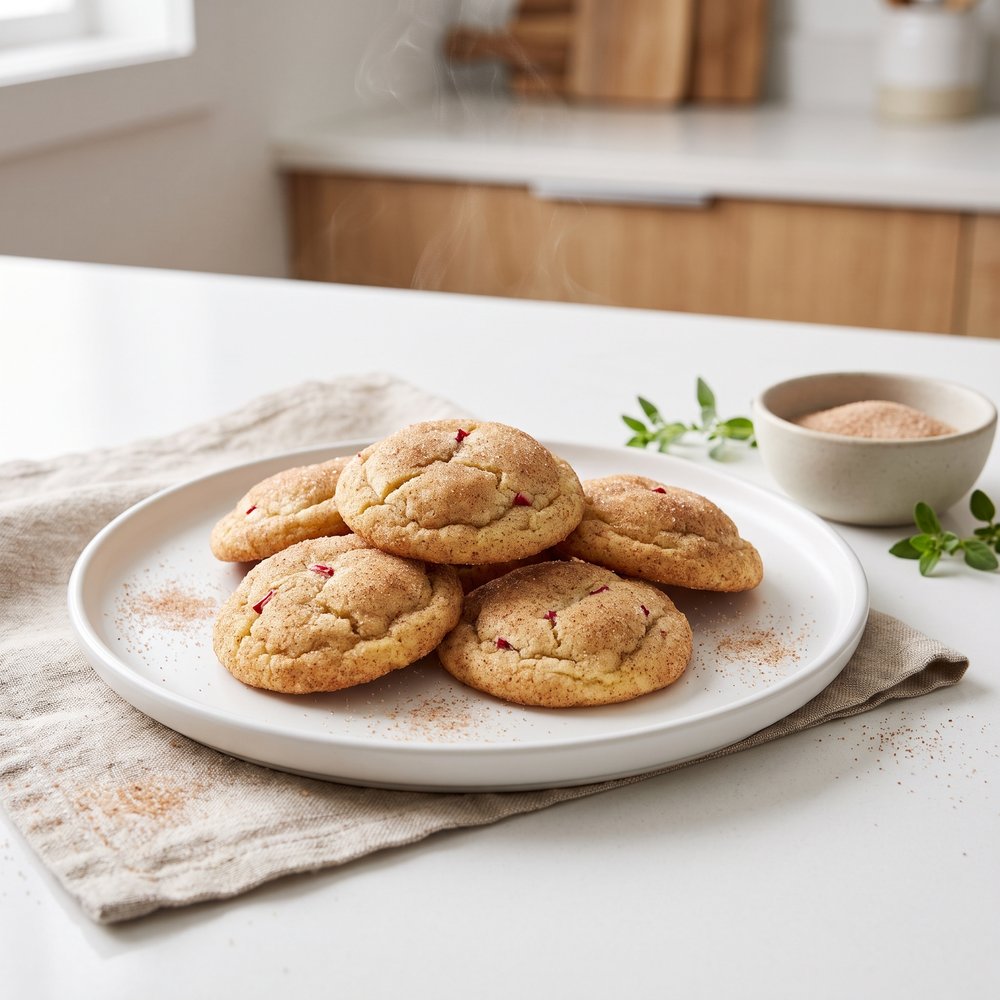 Rhubarb Snickerdoodles