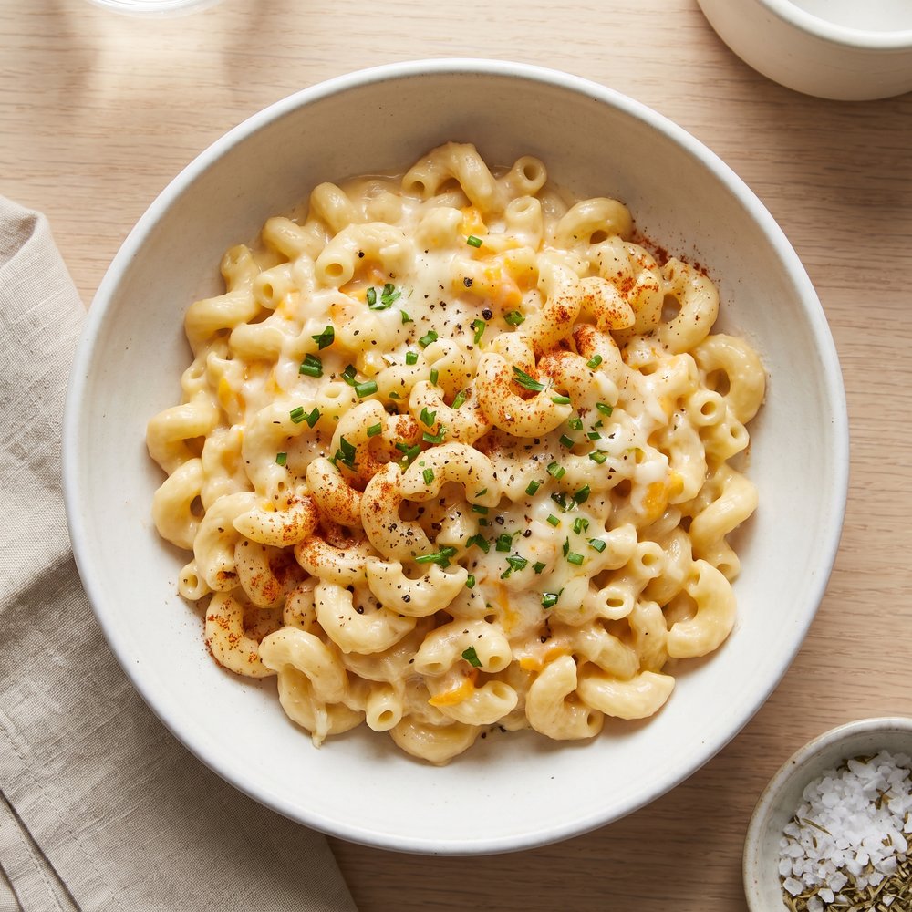 Rice Cooker Three-Cheese Mac and Cheese