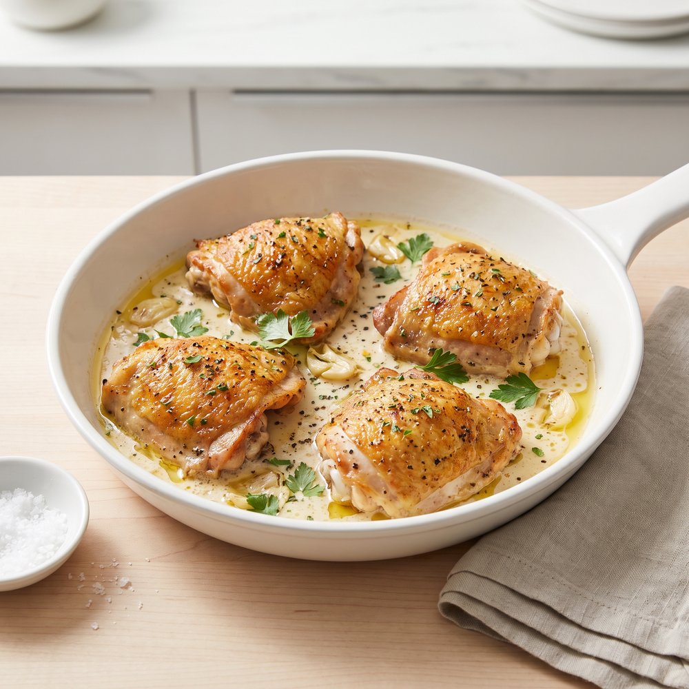 Rich Garlic Cream Chicken