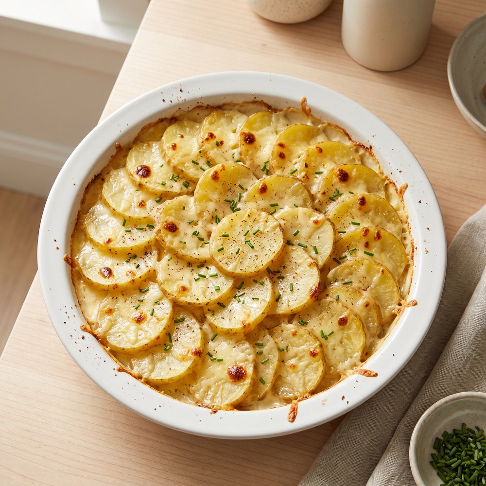 Rich and Creamy Potatoes au Gratin