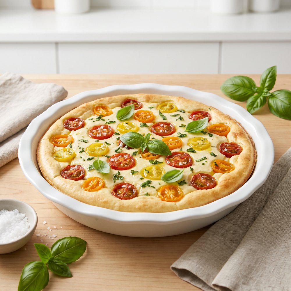 Ricotta and “Toy Box” Tomato Torta