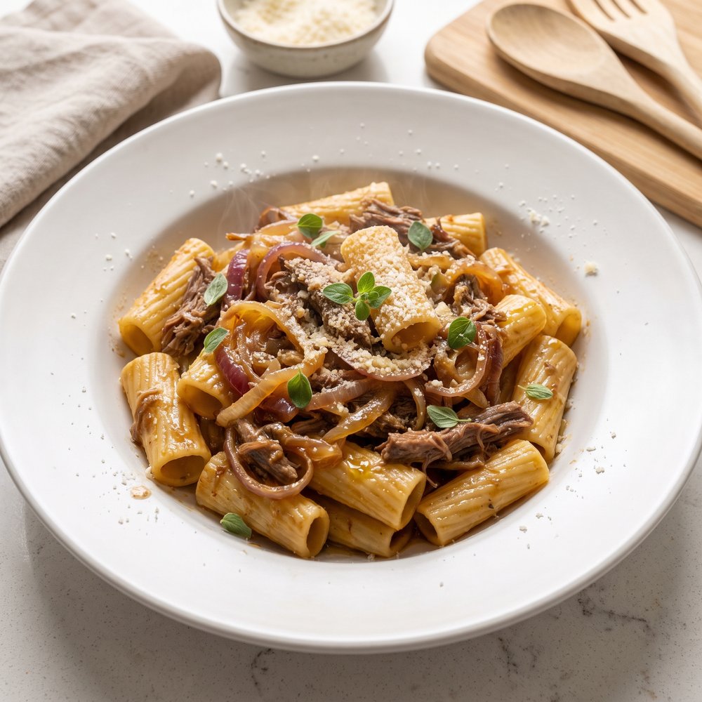 Rigatoni alla Genovese