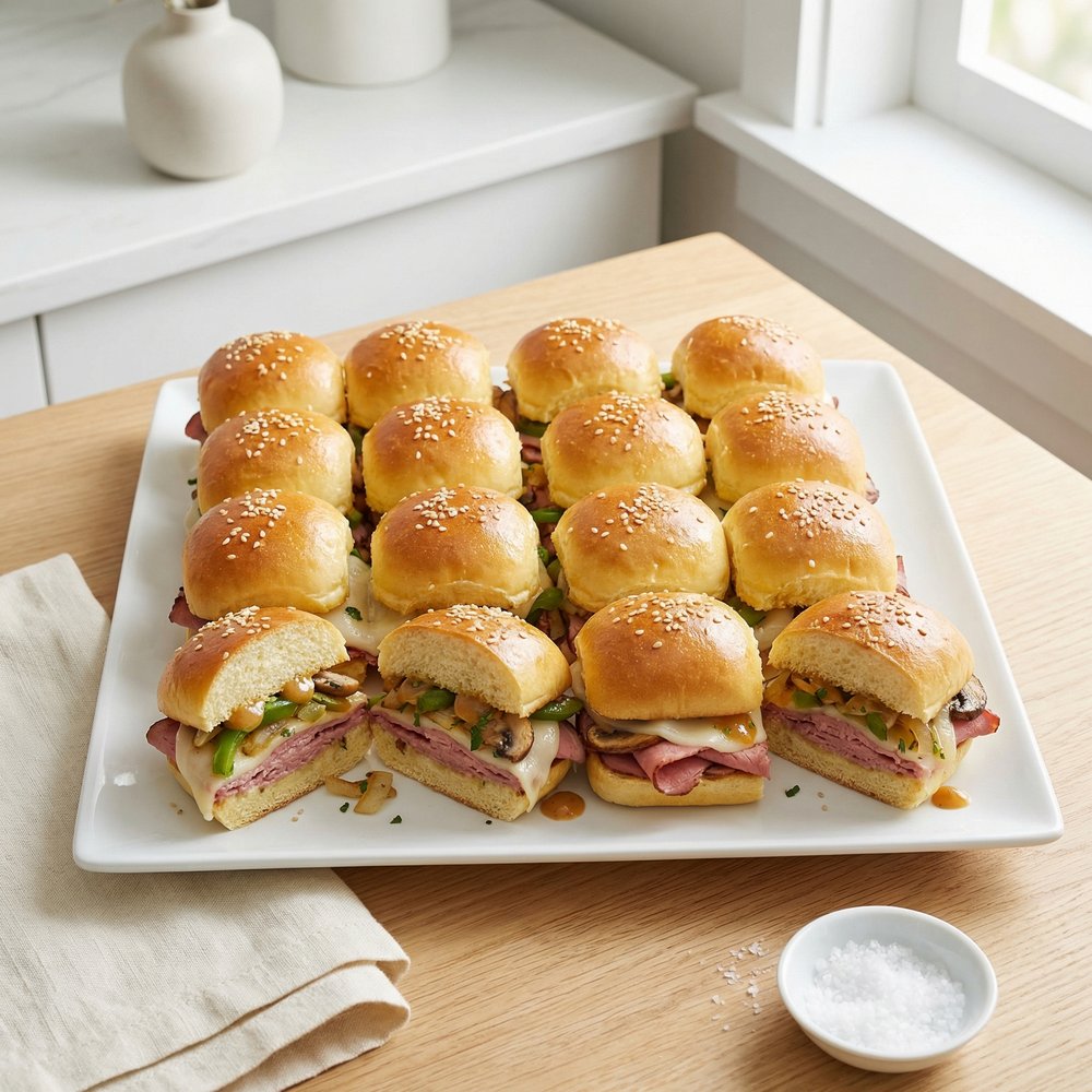 Baked Roast Beef Party Sliders