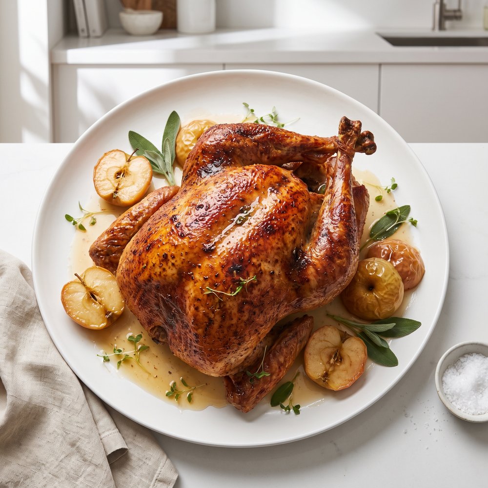Roast Turkey with Apple Stuffing