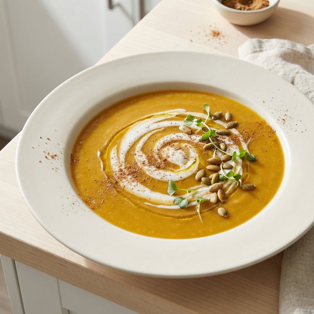 Roasted Acorn Squash Soup