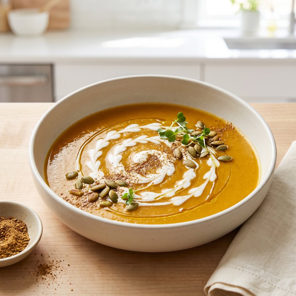 Roasted Acorn Squash Soup