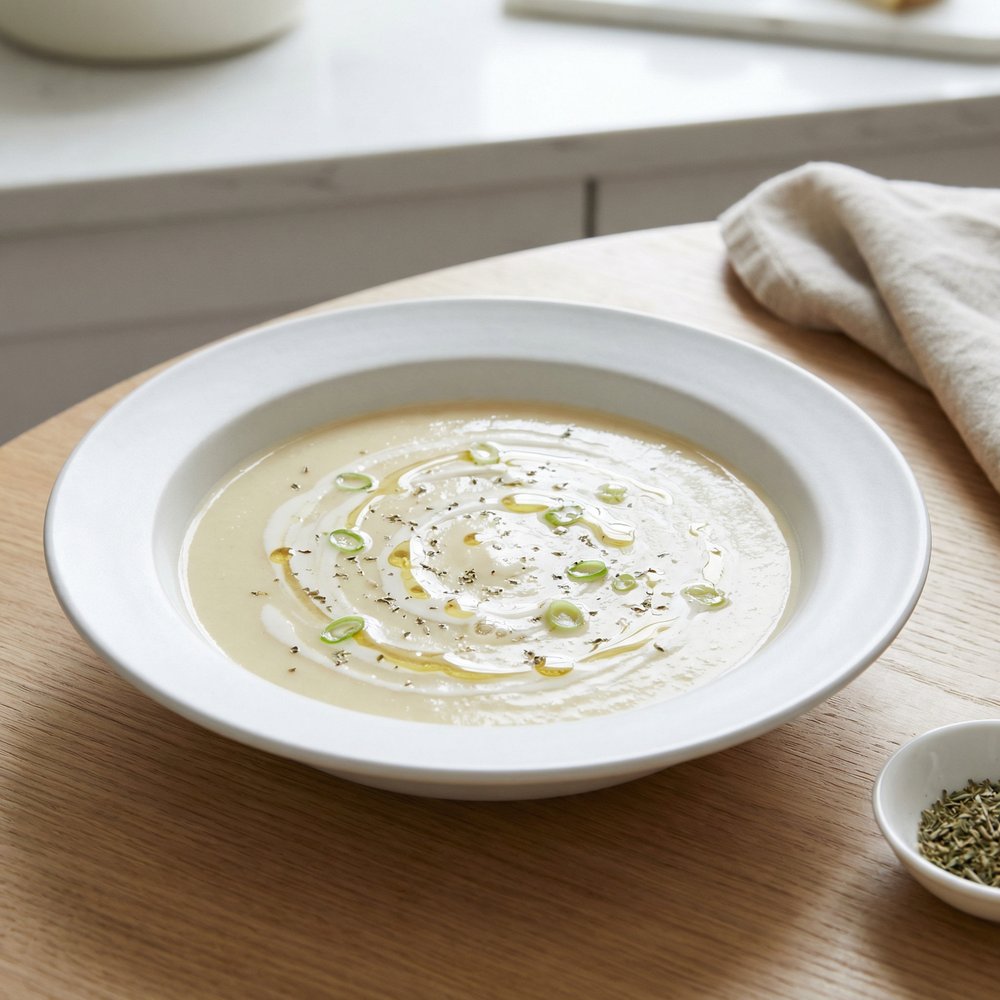 Creamy Roasted Celery Root Soup
