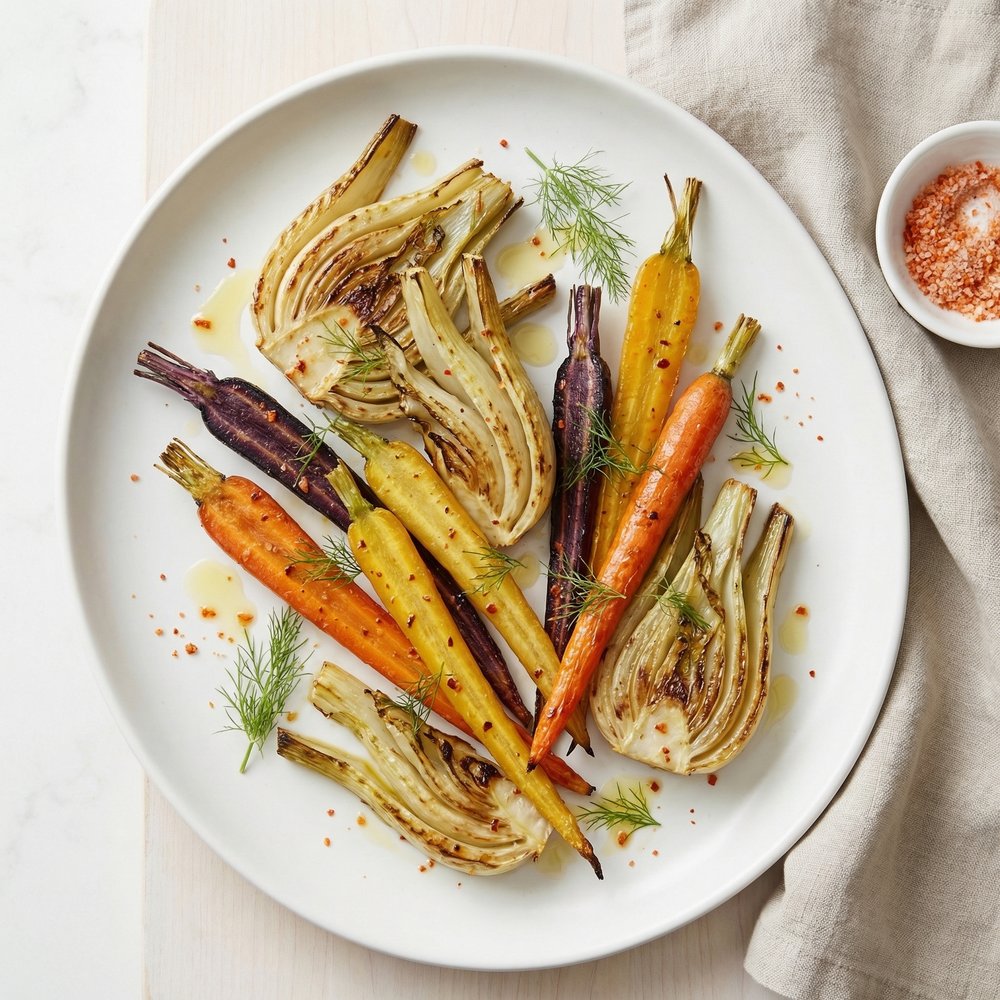 Roasted Fennel and Carrots