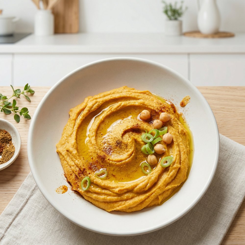 Creamy Pumpkin Chickpea Hummus