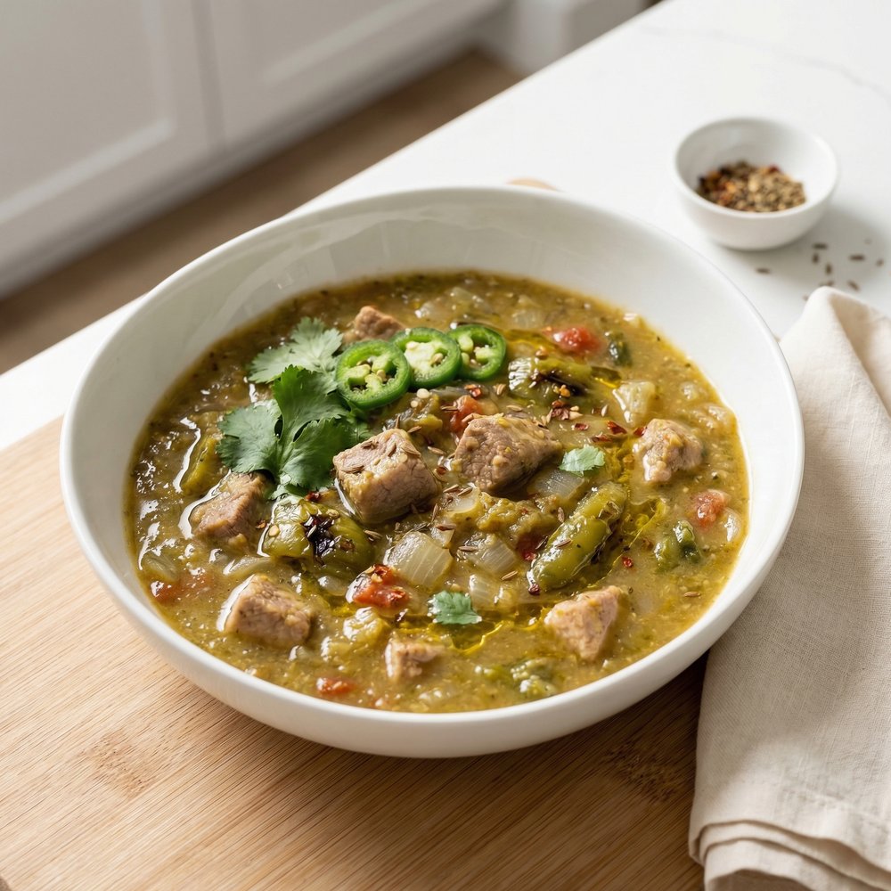 Hatch Green Chile Pork Stew