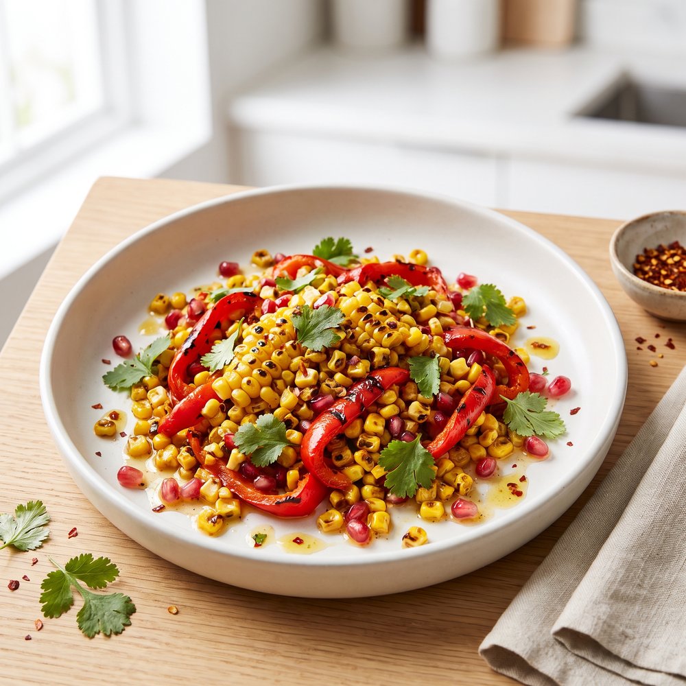Roasted Red Pepper and Corn Salad