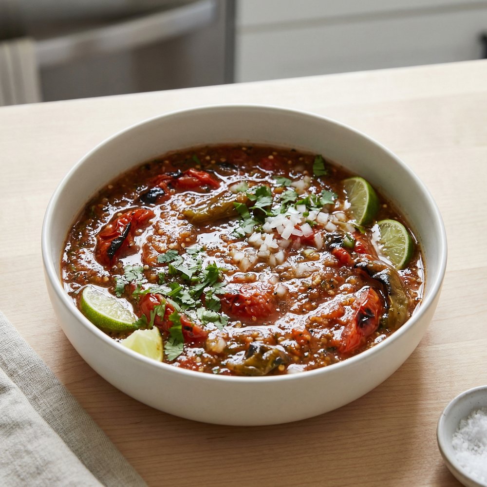 Drunken Roasted Salsa