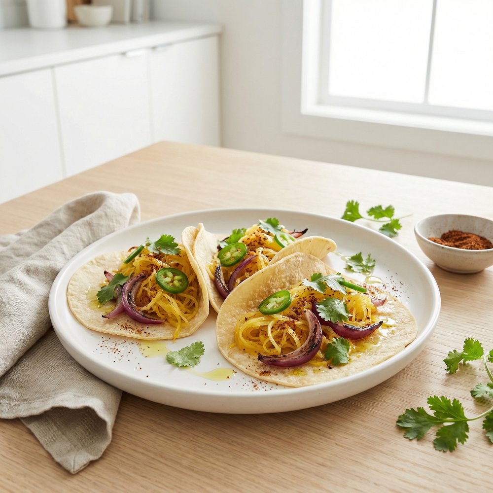 Taco-Night Spaghetti Squash Shells