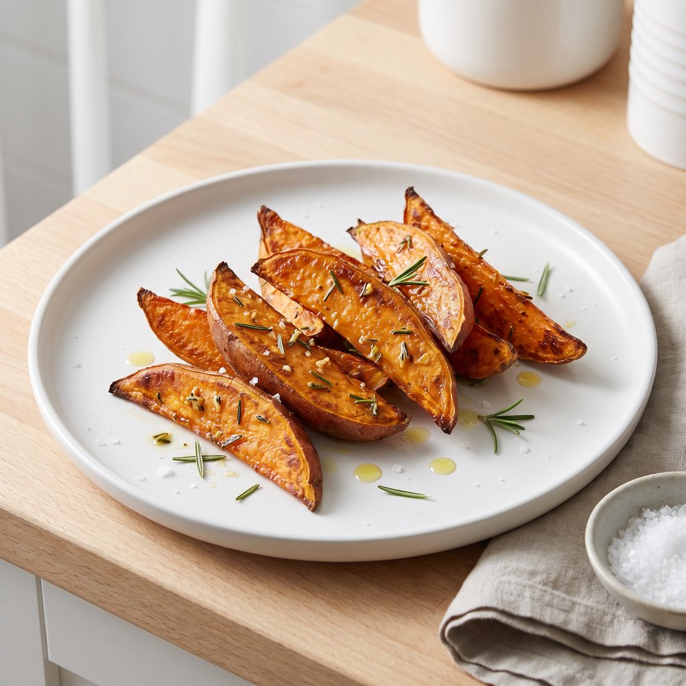 Roasted Sweet Potato Wedges