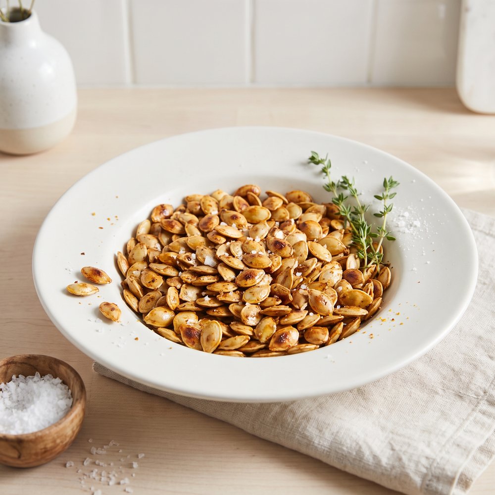 Roasted Winter Squash Seeds
