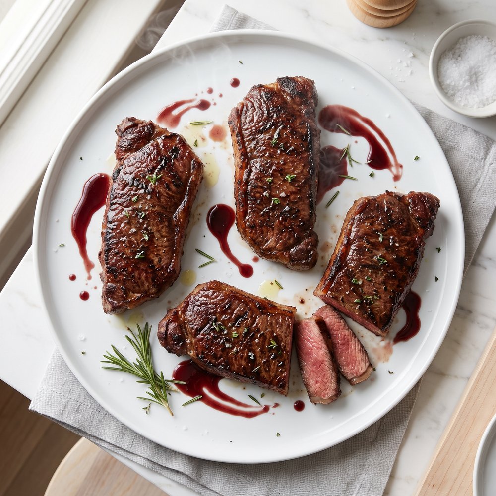 Rosemary-Infused New York Strip Steak