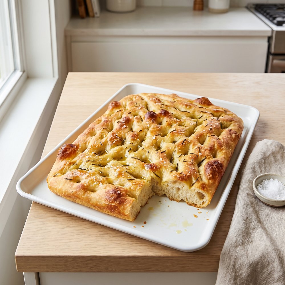 Rosemary Focaccia Bread from Scratch