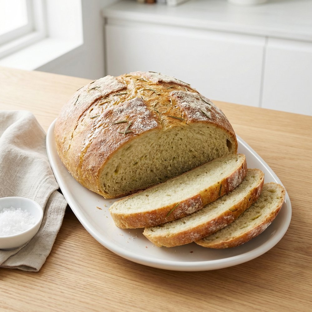 Rosemary Kohlrabi Loaf