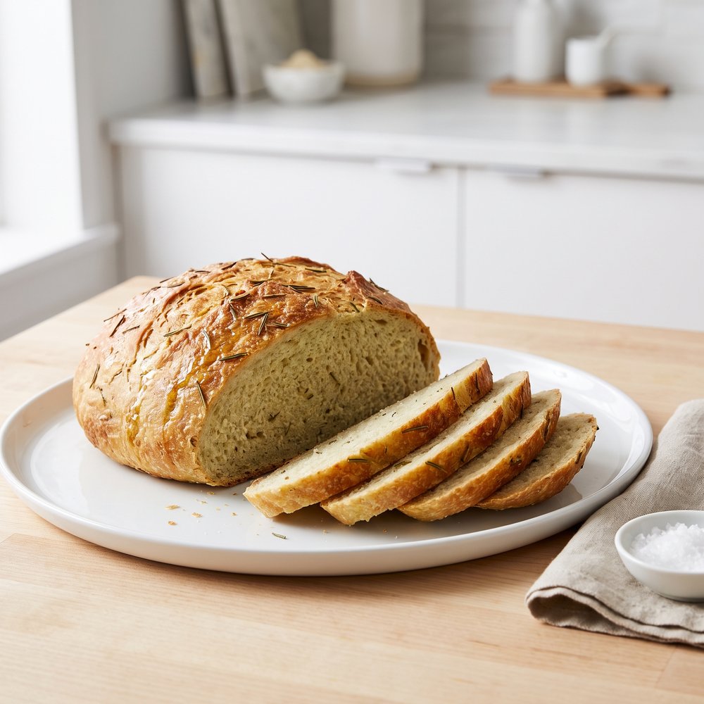 Rosemary Kohlrabi Loaf