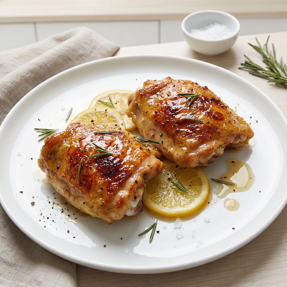 Rosemary-Lemon Baked Chicken Thighs