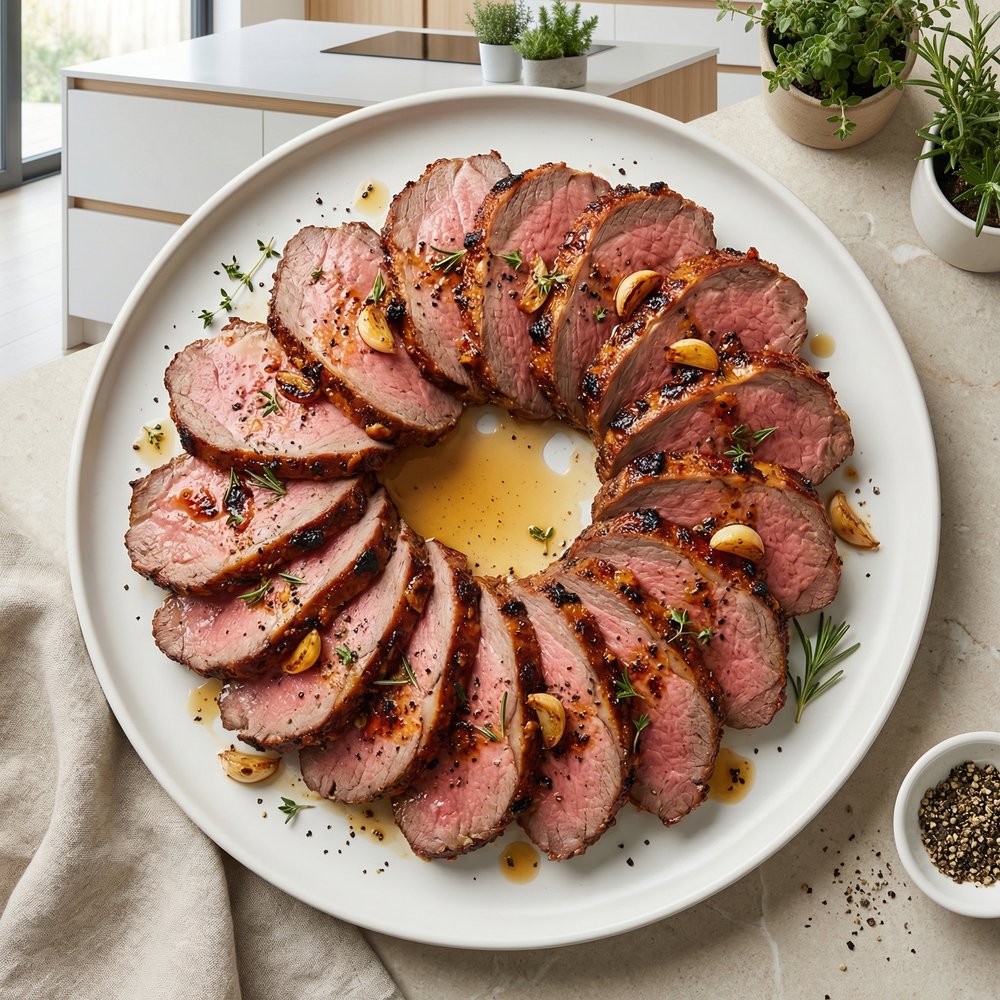 Slow-Cooked Barbecue Beef Rump Roast