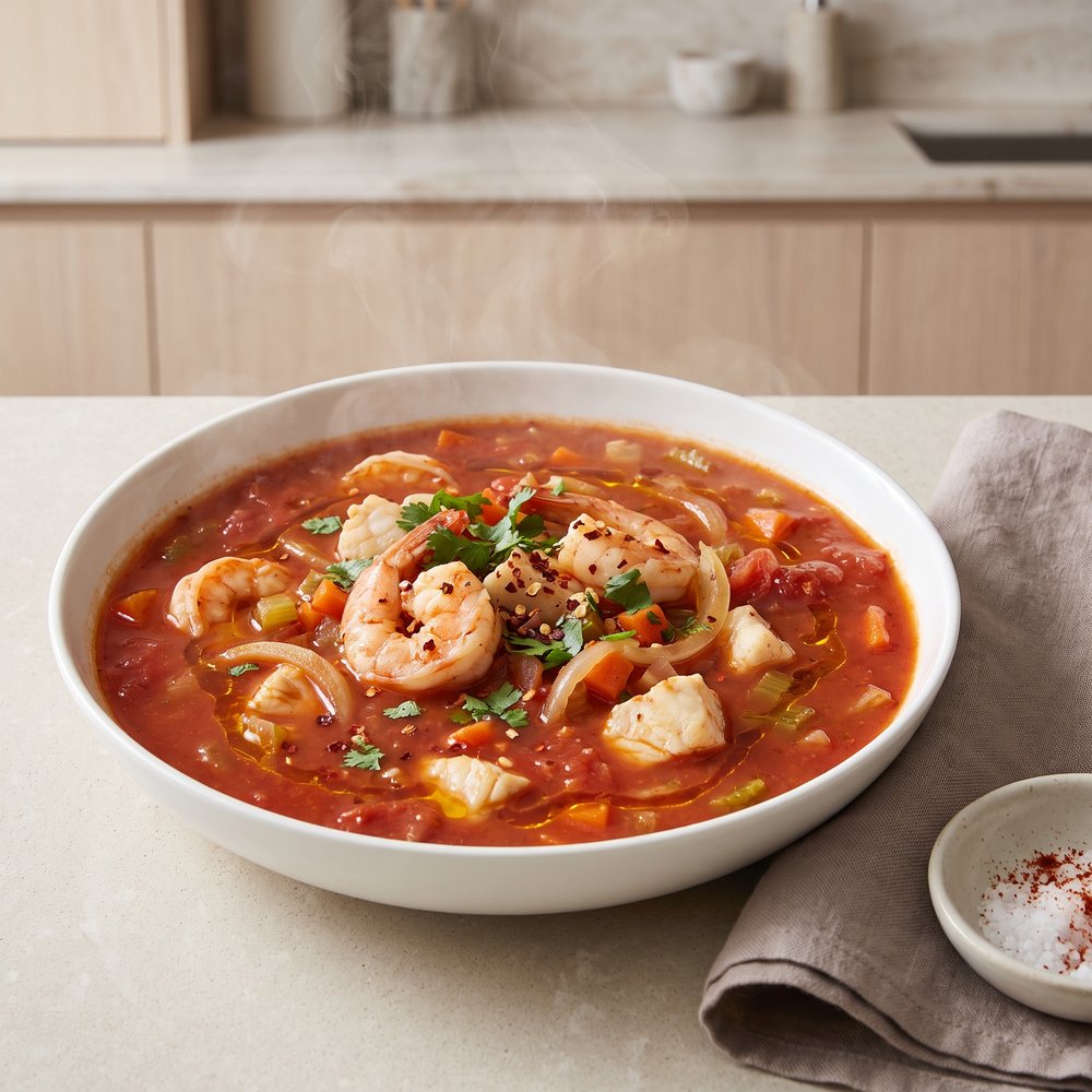 Russell’s Tomato-Braised Fish Stew
