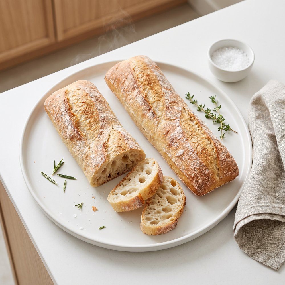 Rustic Italian Ciabatta Loaf