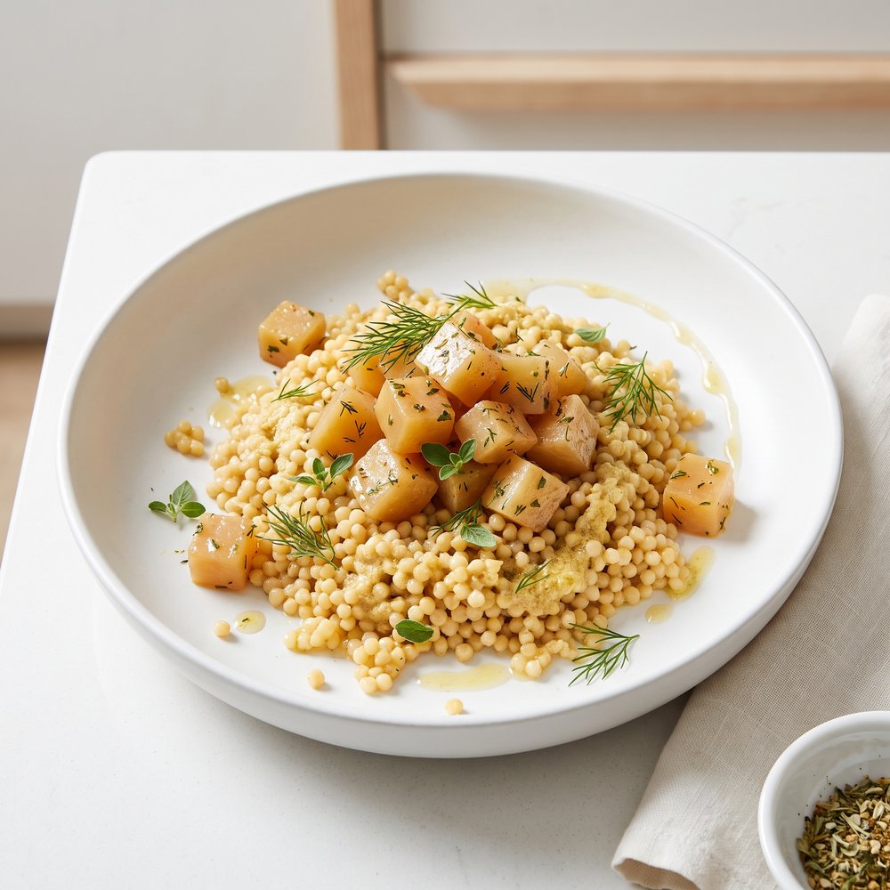 Rutabaga and Couscous Salad