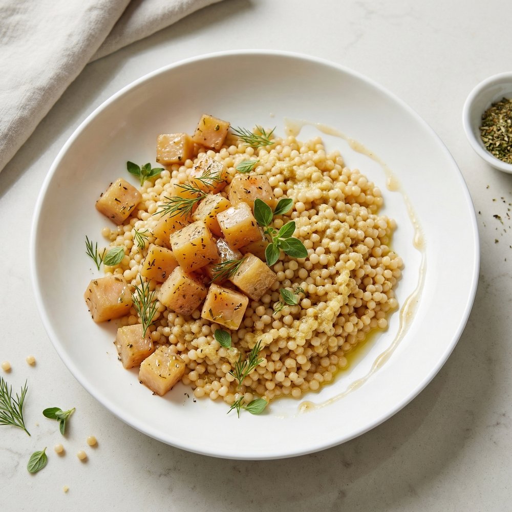 Rutabaga and Couscous Salad