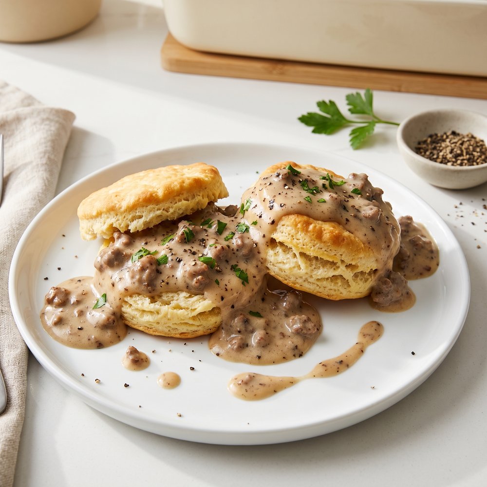 SOS (Creamed Hamburger Gravy)