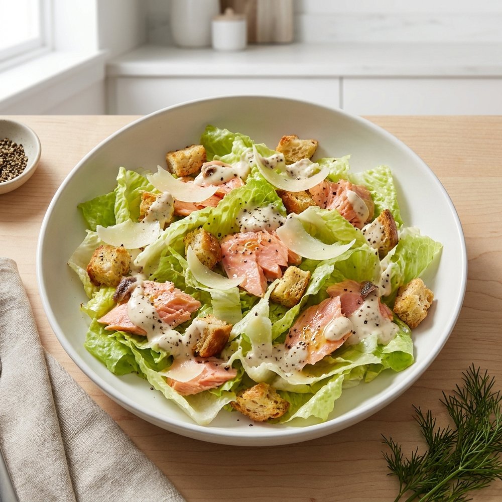 Salmon Caesar Salad