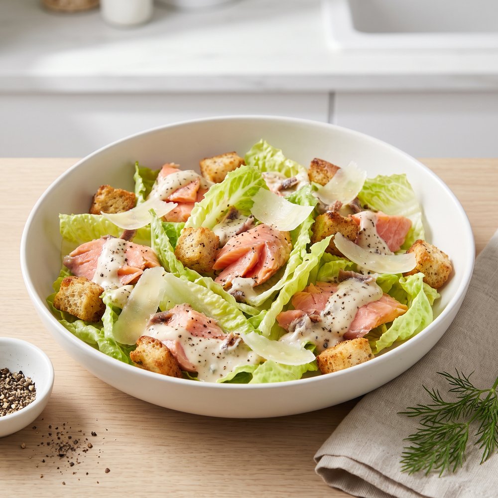 Salmon Caesar Salad