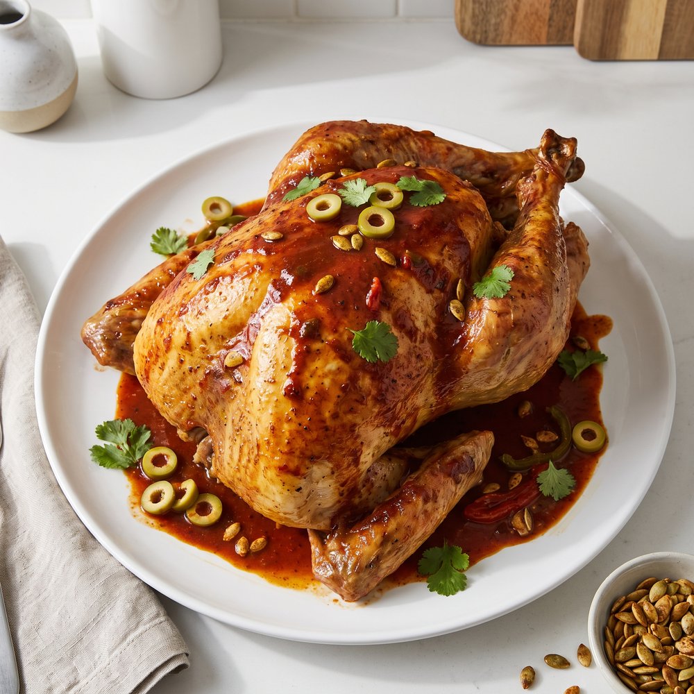Salvadoran-Style Roast Turkey