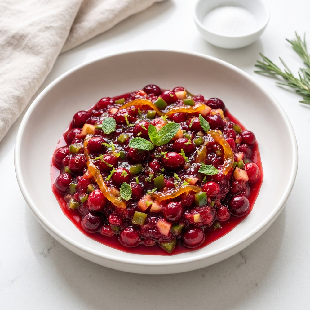 Sam's Spicy Cranberry-Orange Sauce
