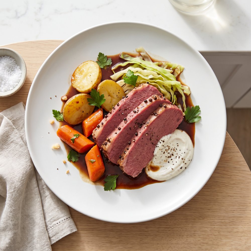 Sarah's Slow-Cooker Corned Beef and Cabbage