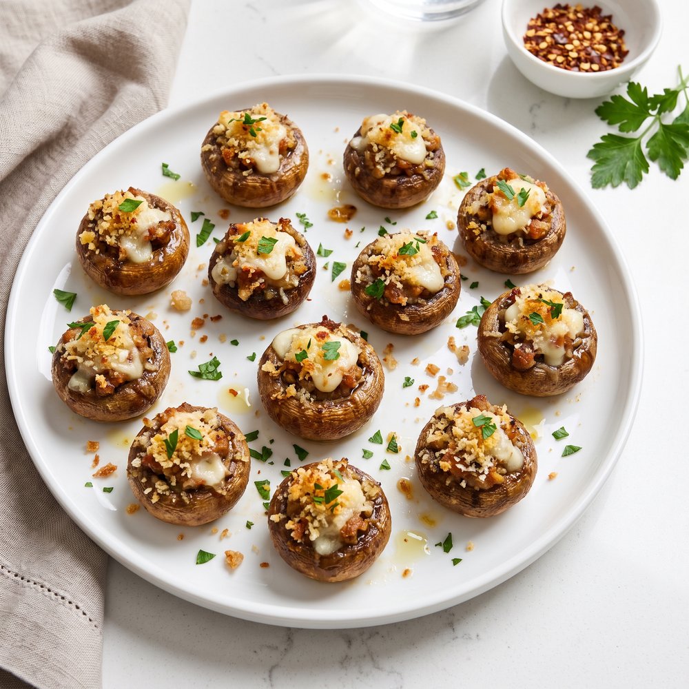 Sausage-Stuffed Mushrooms