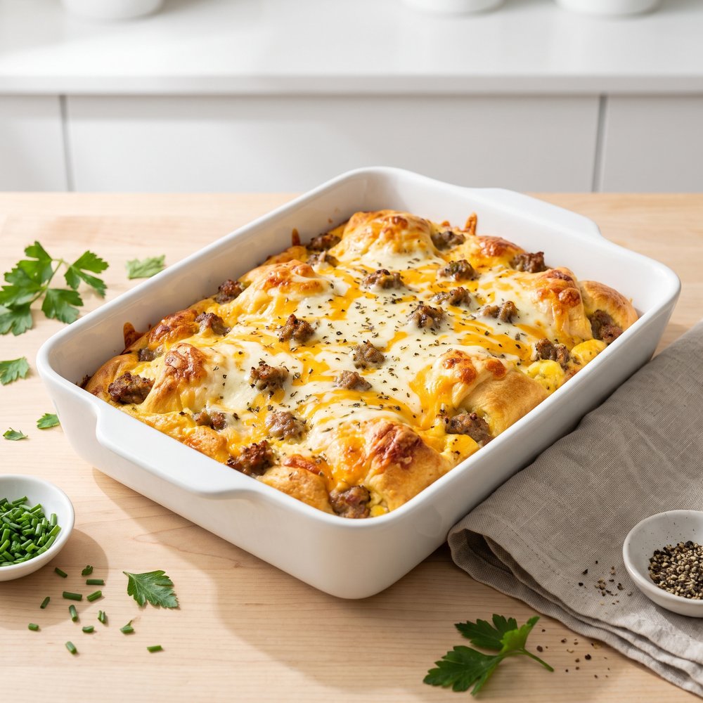 Sausage, Egg, and Cheese Breakfast Bake