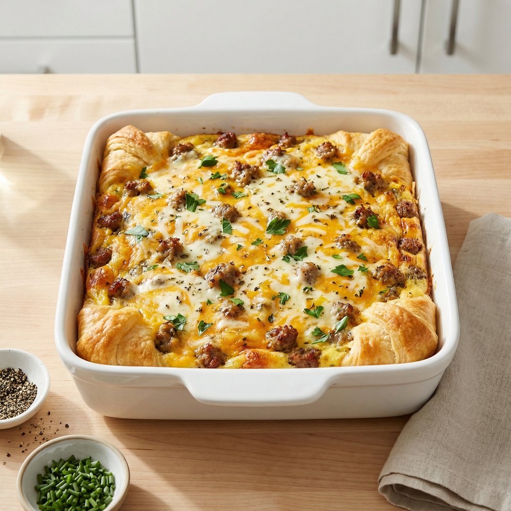 Sausage, Egg, and Cheese Breakfast Bake
