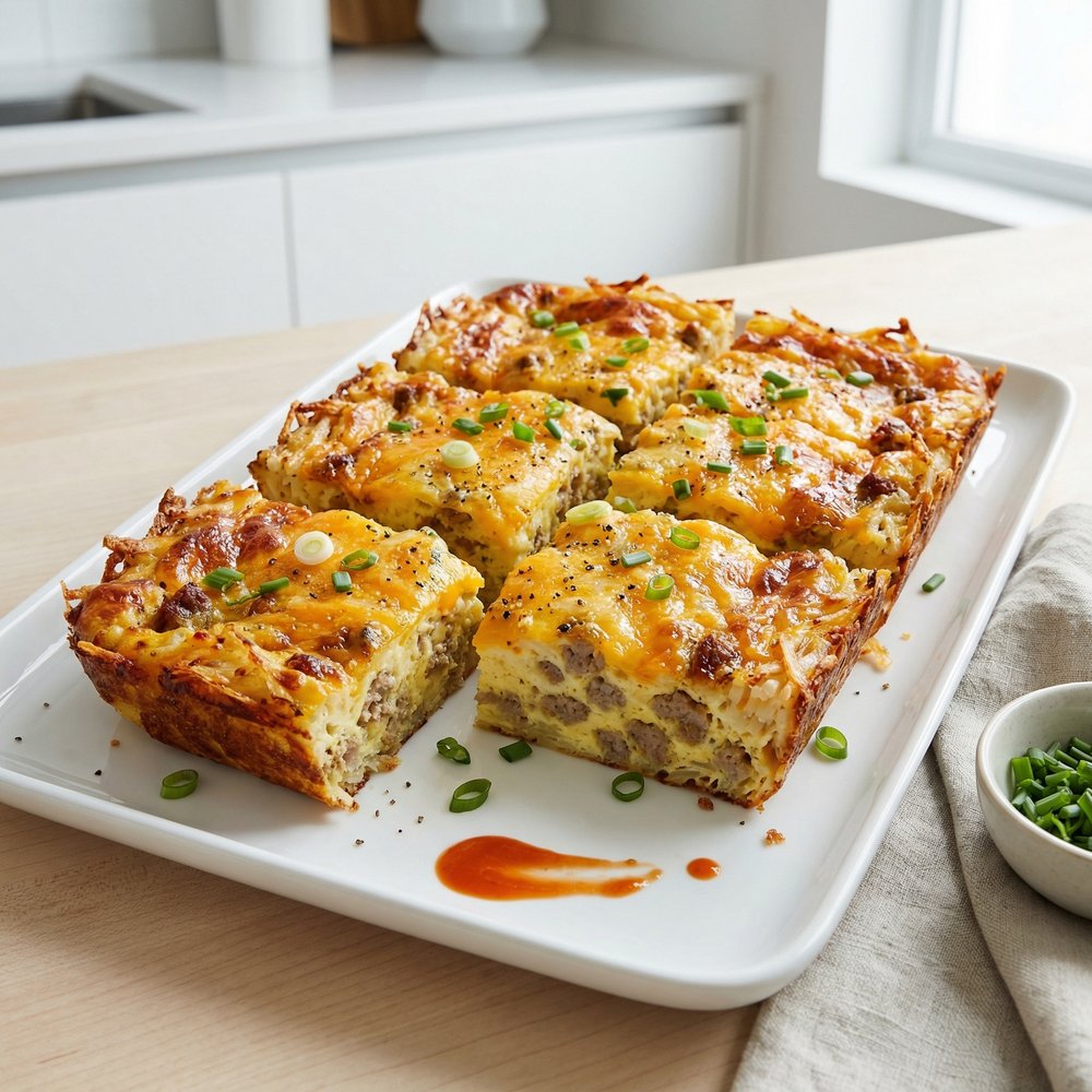 Holiday-Saver Breakfast Egg and Sausage Casserole