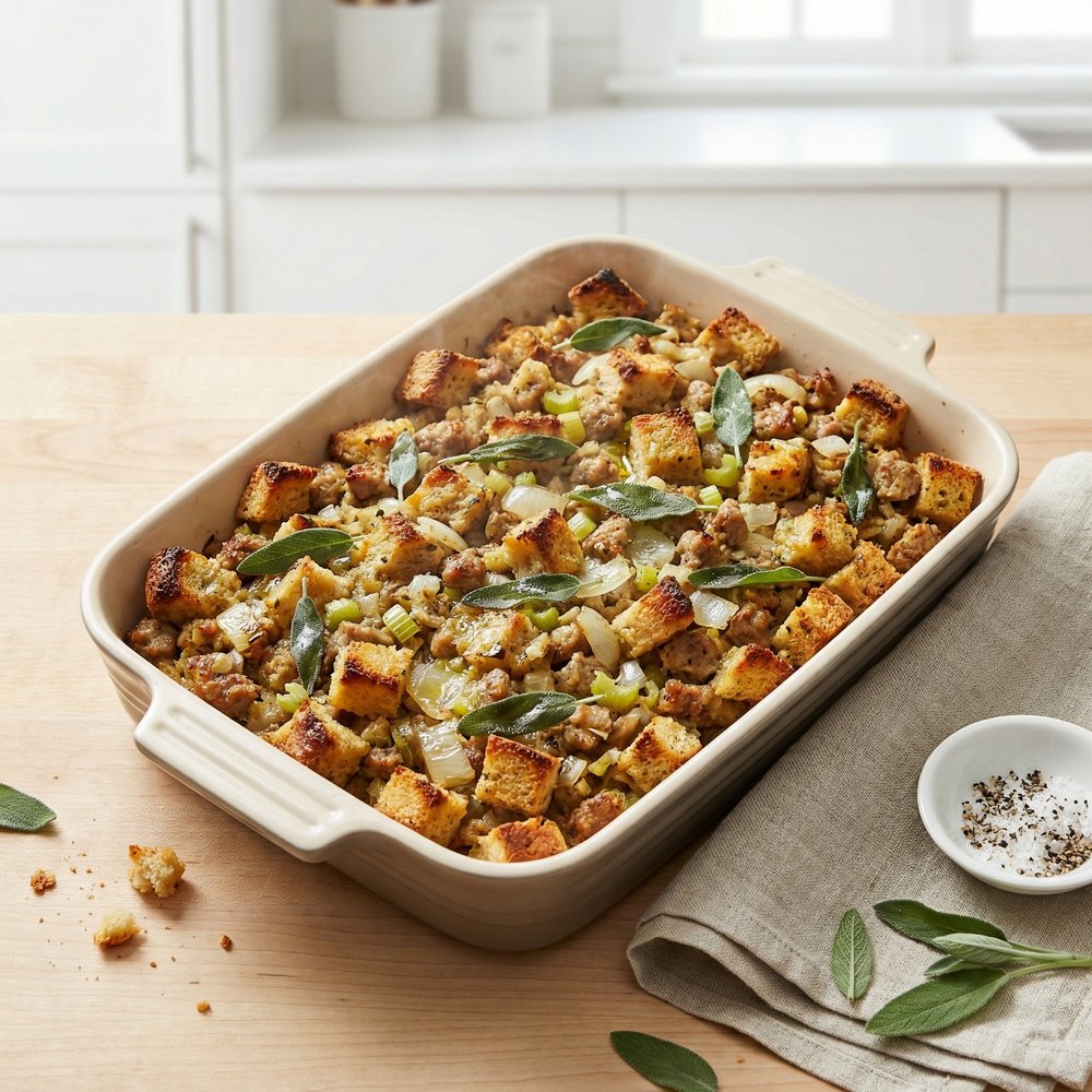 Classic New England Bread Stuffing