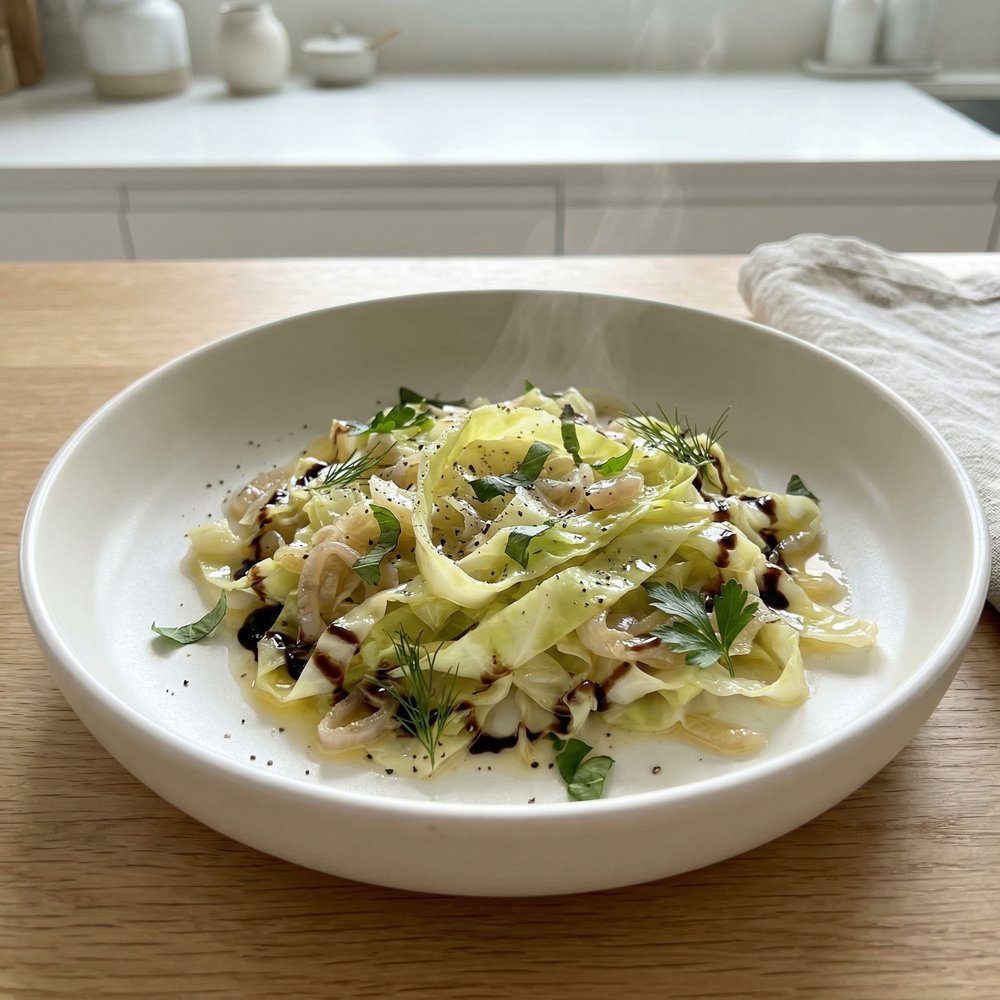 Simple Sautéed Pointed Cabbage