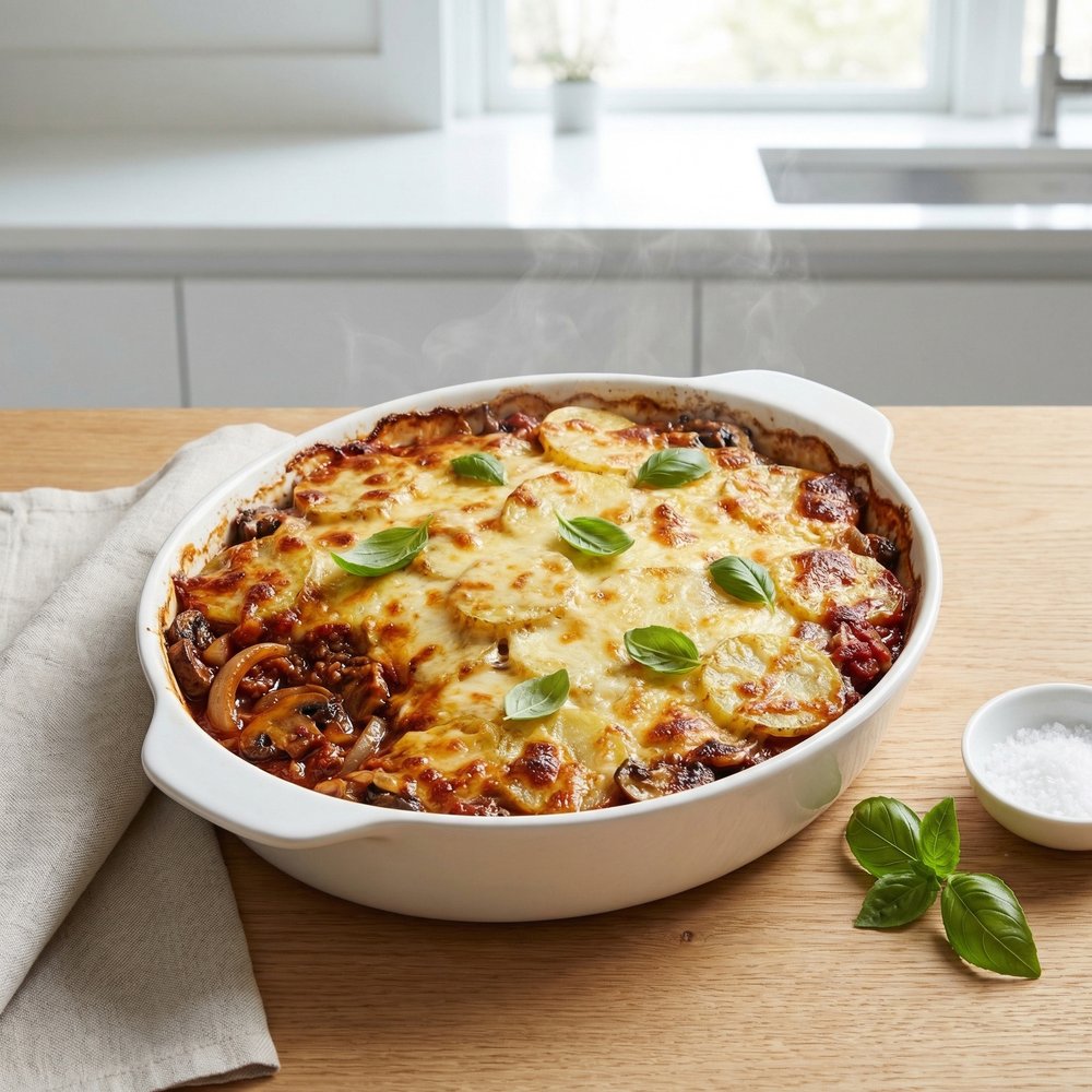 Mansaka Beef and Potato Bake