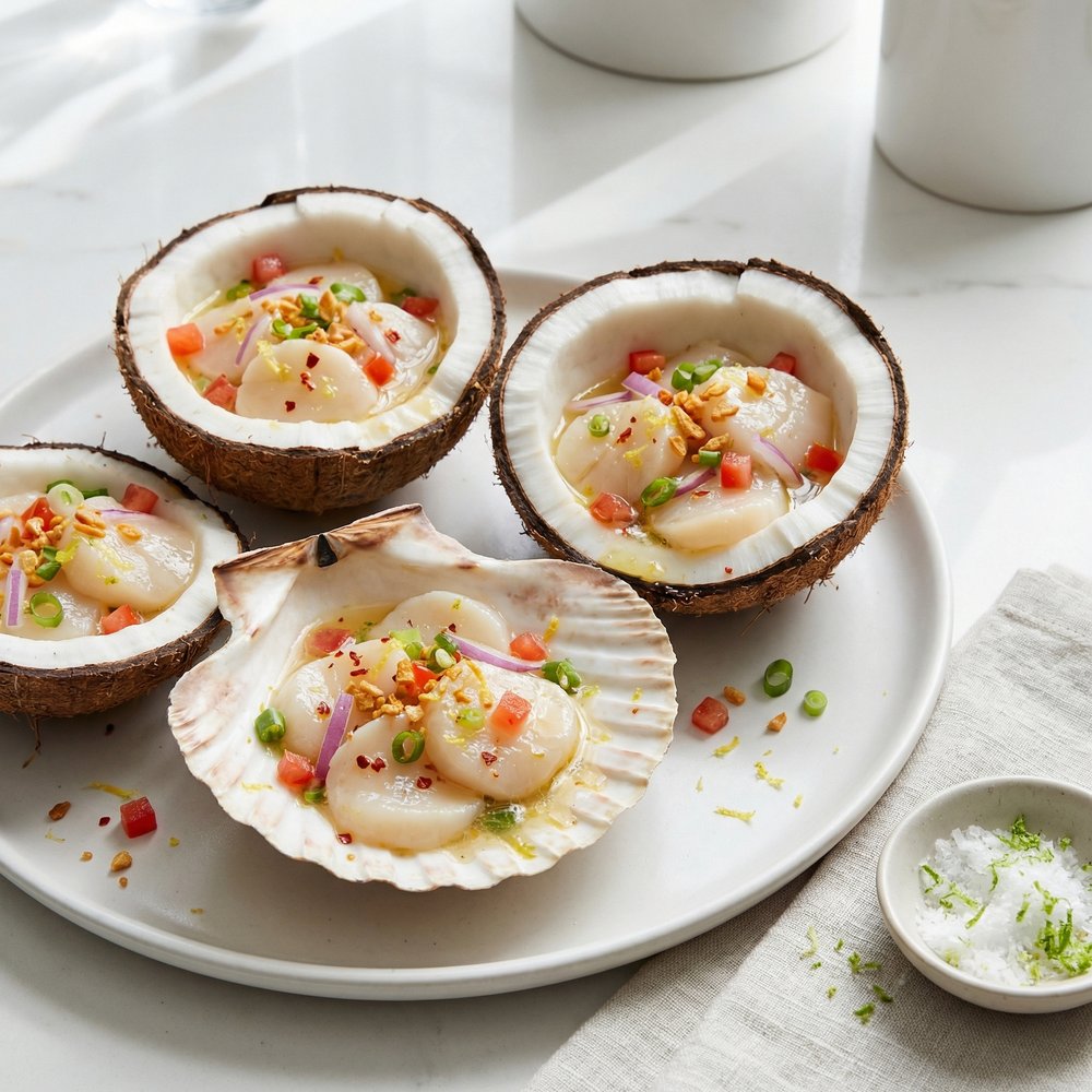 Kinilaw-Style Scallop Ceviche