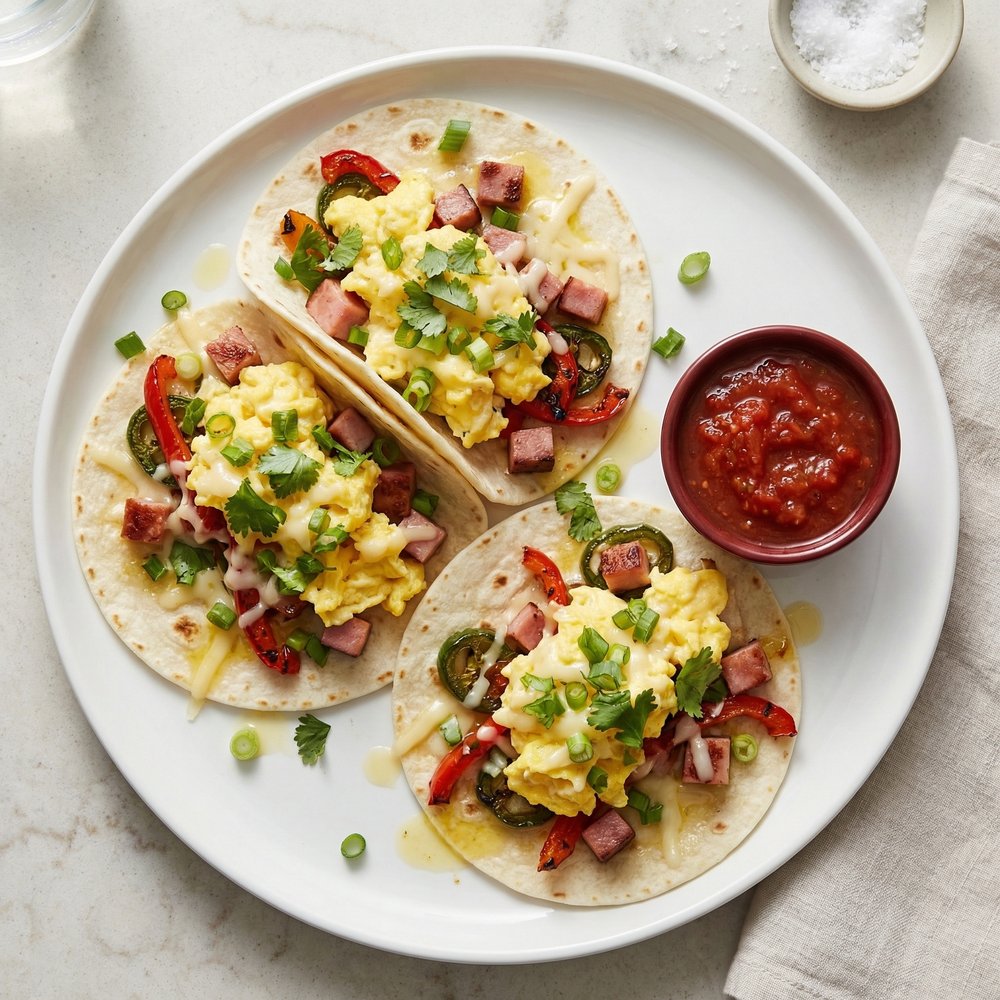 Quick Egg Breakfast Tacos