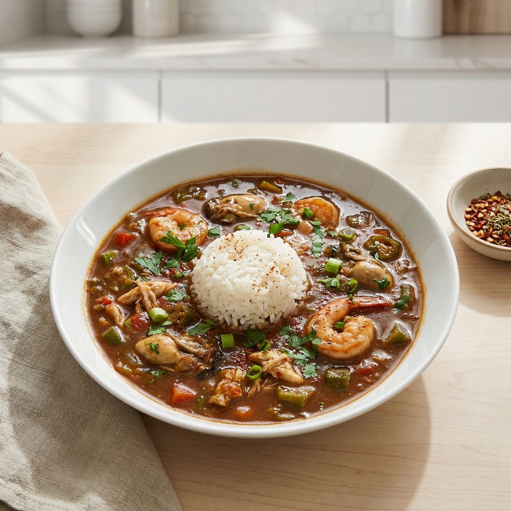 Creole Seafood Filé Gumbo