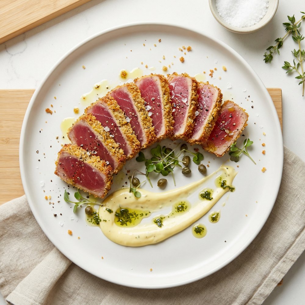Quick Pan-Seared Ahi Tuna
