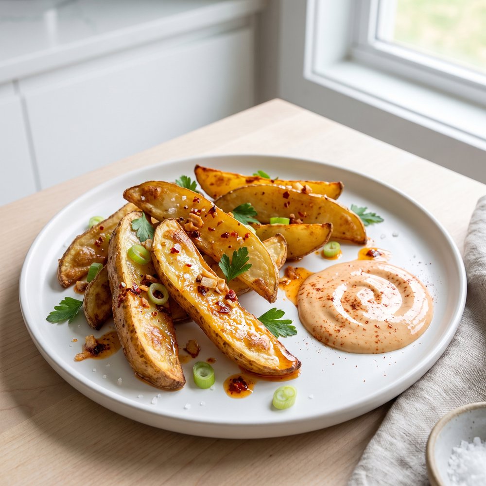 Seasoned Baked Potato Wedges