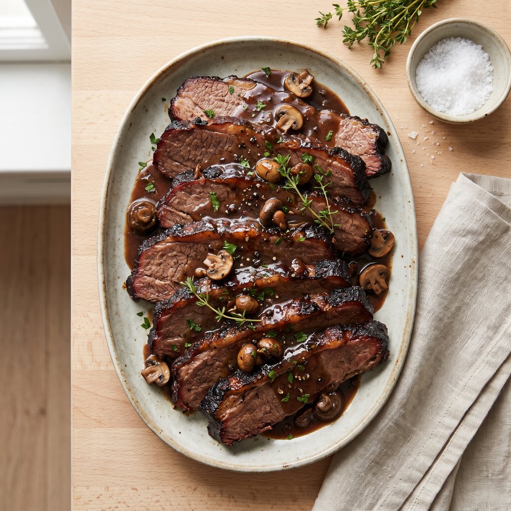 Sensational Slow Cooked Beef Brisket