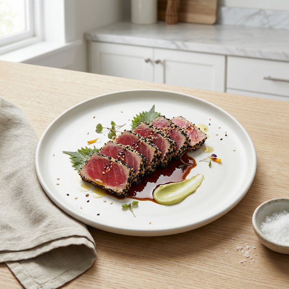 Sesame-Crusted Seared Tuna