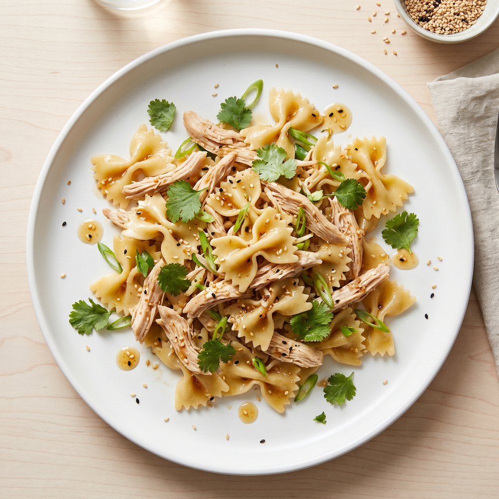 Sesame Pasta Chicken Salad